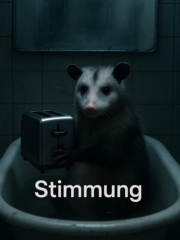 Stimmung Toilettenposter | Dark Humor Meme fürs Bad | Sarkastische WC-Deko