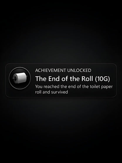 Achievement Unlocked Toilettenposter | Gaming Klo Poster | Lustige Gäste-WC Deko