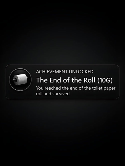 Achievement Unlocked Toilettenposter | Gaming Klo Poster | Lustige Gäste-WC Deko
