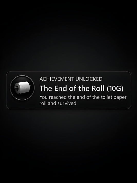 Achievement Unlocked Toilettenposter | Gaming Klo Poster | Lustige Gäste-WC Deko