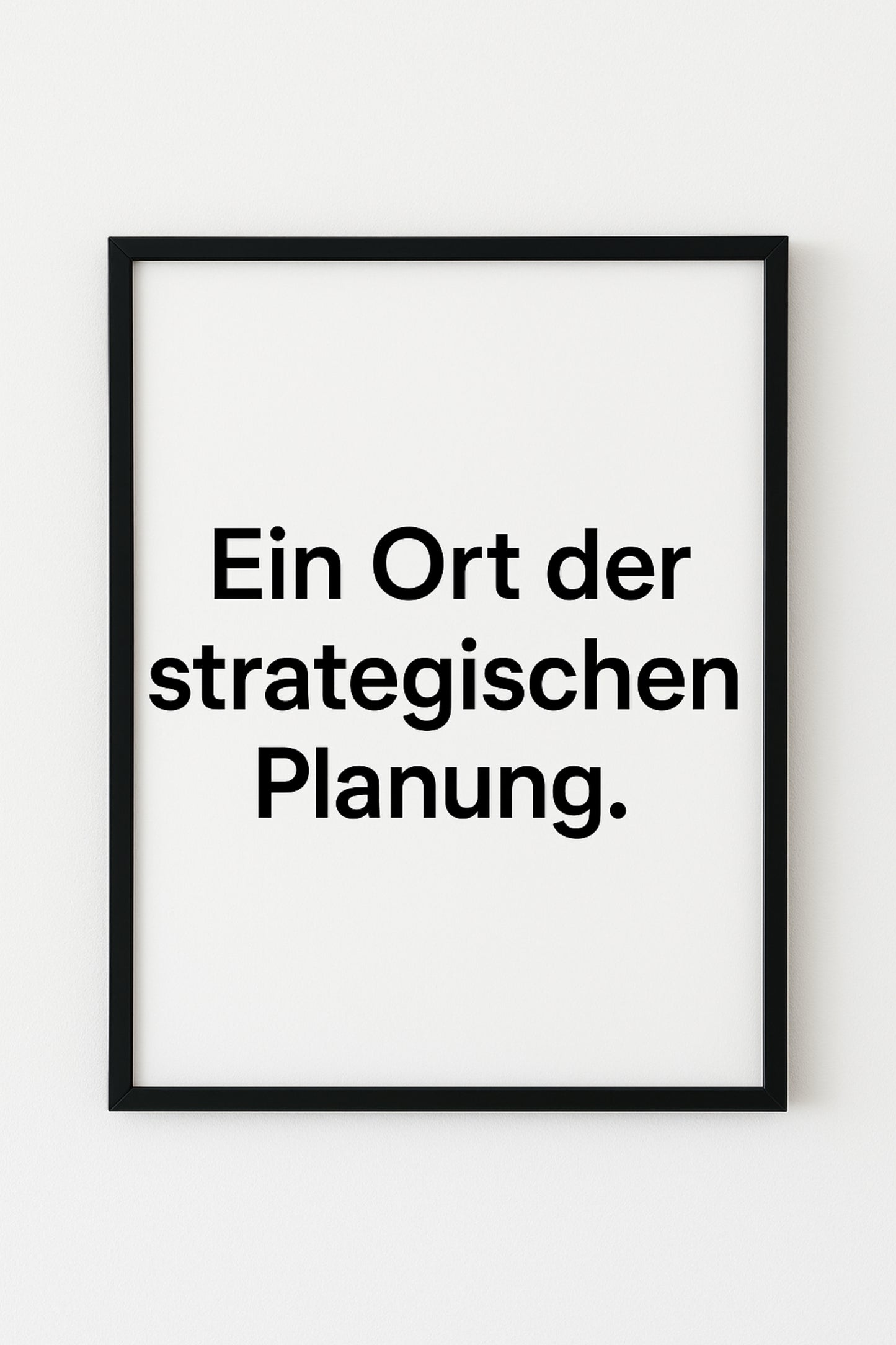 Strategische Planung Poster | Witzige Gäste-WC Deko | Lustiges Bild fürs Badezimmer & Homeoffice-Klo