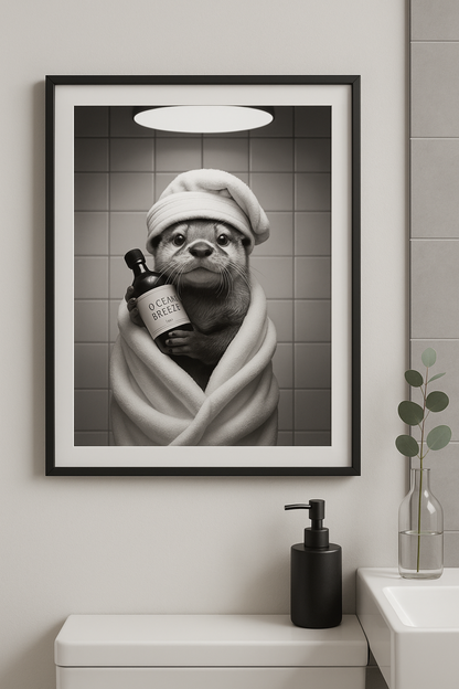 Toilettenposter.com_-_Suesser_Wellness_Otter